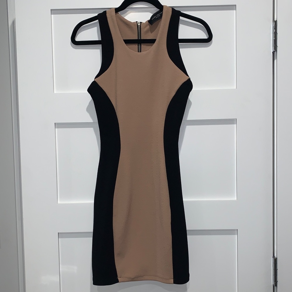 Gorgeous Black and Tan Dress